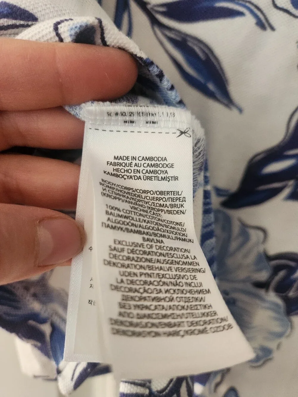 Polo Ralph Lauren with Blue Floral Print